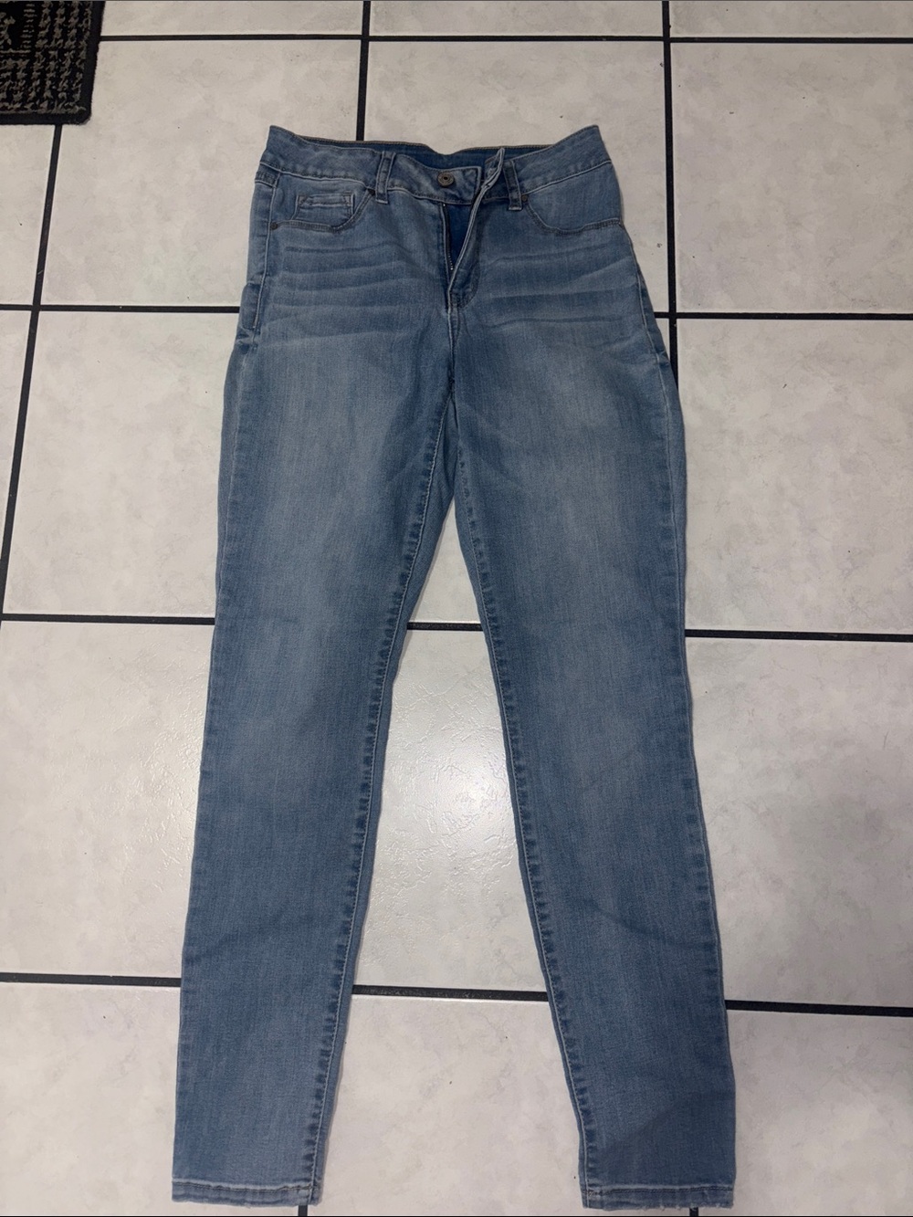 Women’s Light Blue Skinny Jeans - Stretch Denim